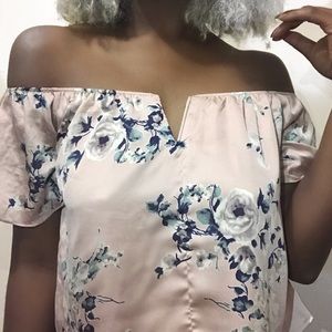 Off the shoulder blouse